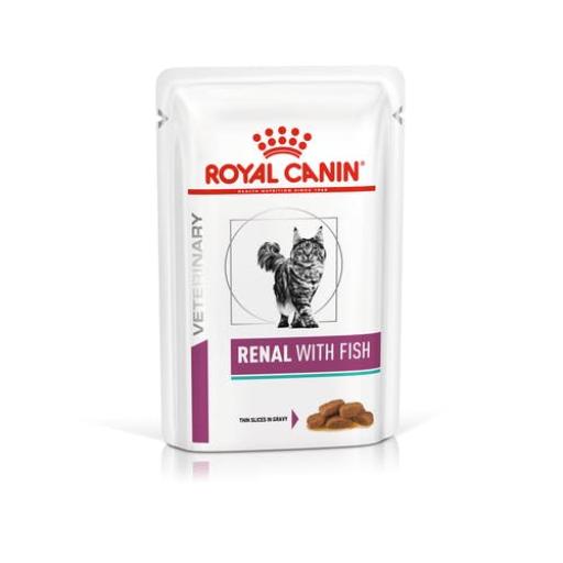Royal Canin Comida Húmeda Renal con Pescado para Gato - 12x85 gr