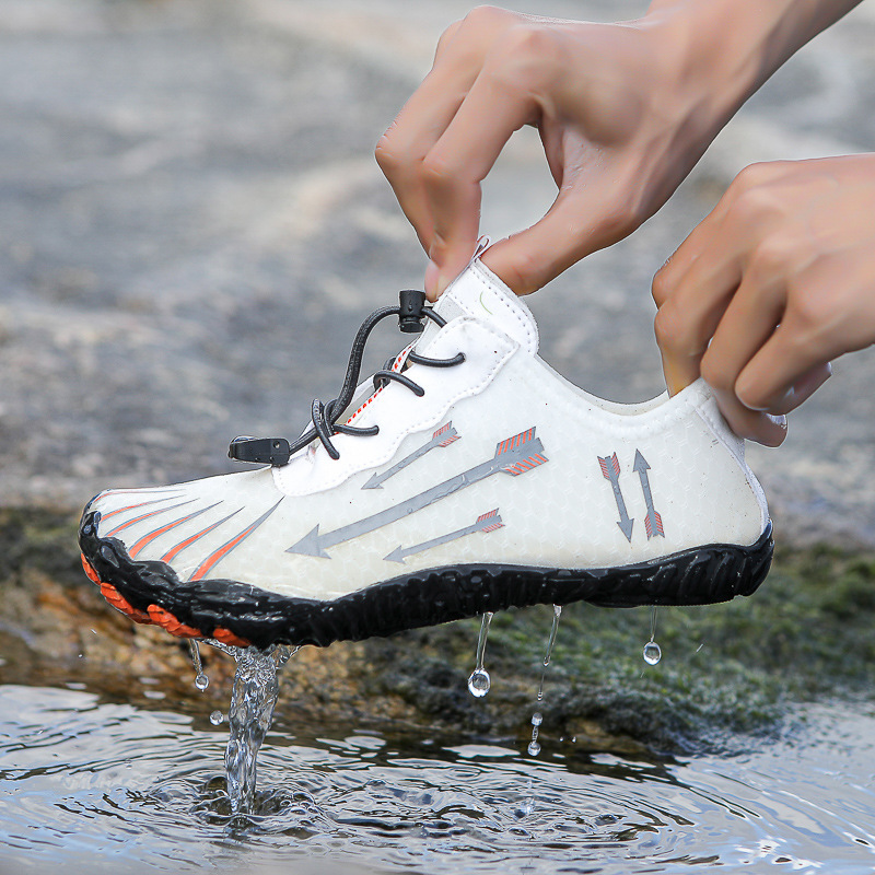 TK Zapatos para caminar por el río al aire libre, zapatos de playa de verano, zapatos de natación antideslizantes, zapatos de cinco dedos, zapatos descalzos, zapatos para nadar con vadeo
