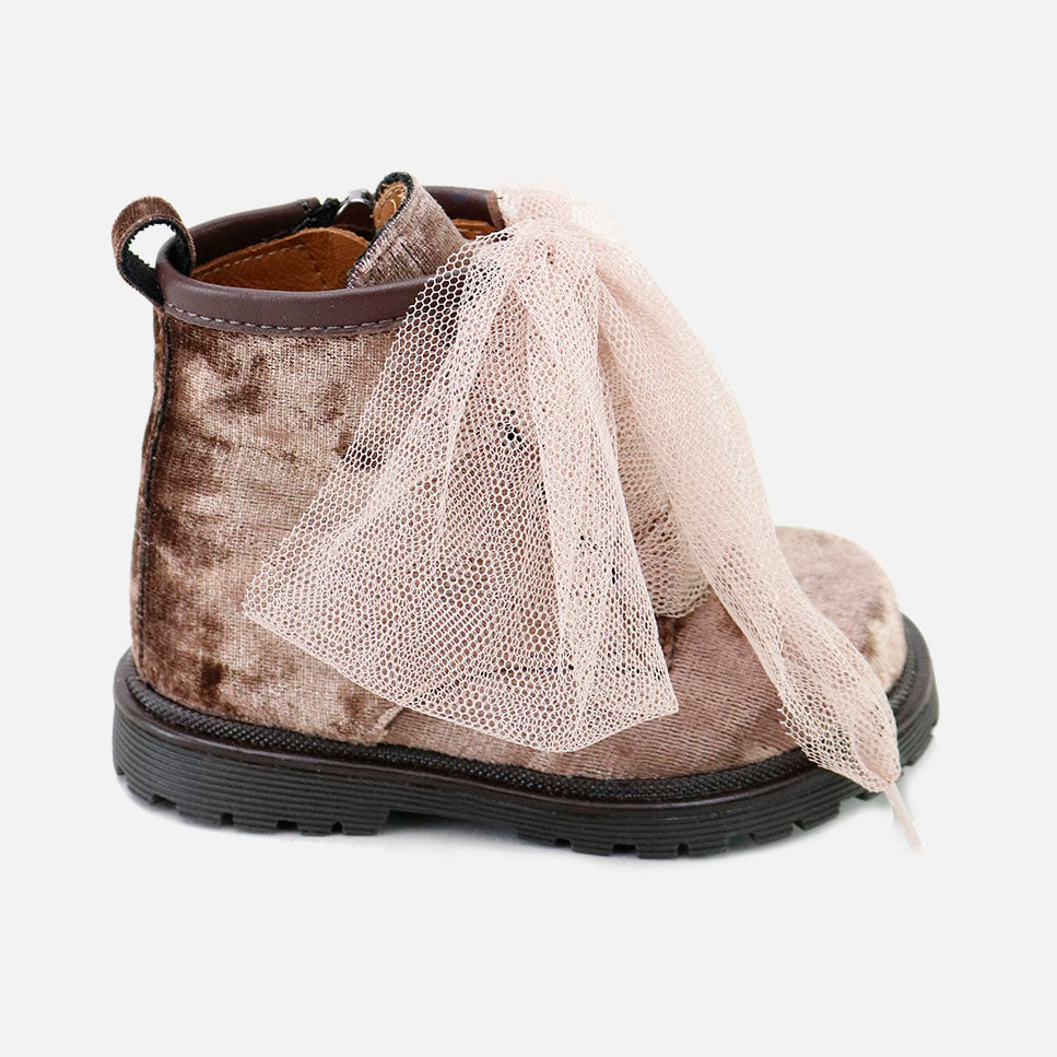 Bota Star Carne con Lazos de Tul | Eli 1957
