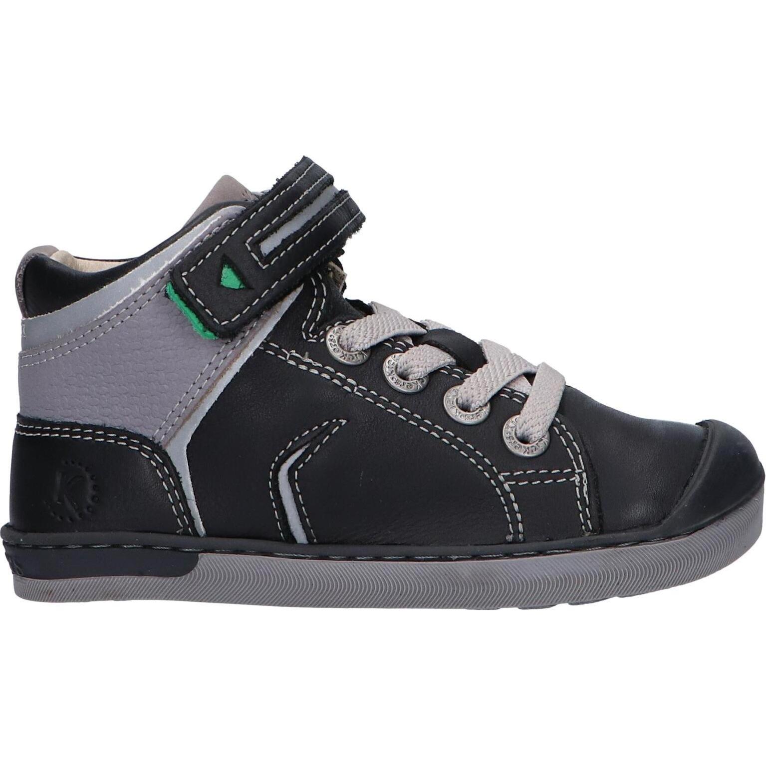 KICKERS 830090 IRELAS 81 NOIR GRAY Boy Boots