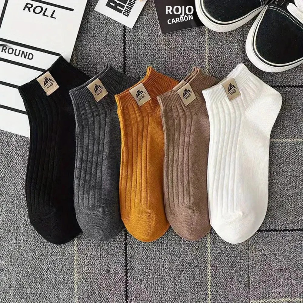 TK Calcetines De Tobillo Para Hombre 5/10/20/30 Pares Estilo Deportivo Moda Letras Antideslizantes Absorbentes De Sudor Transpirables Para Correr