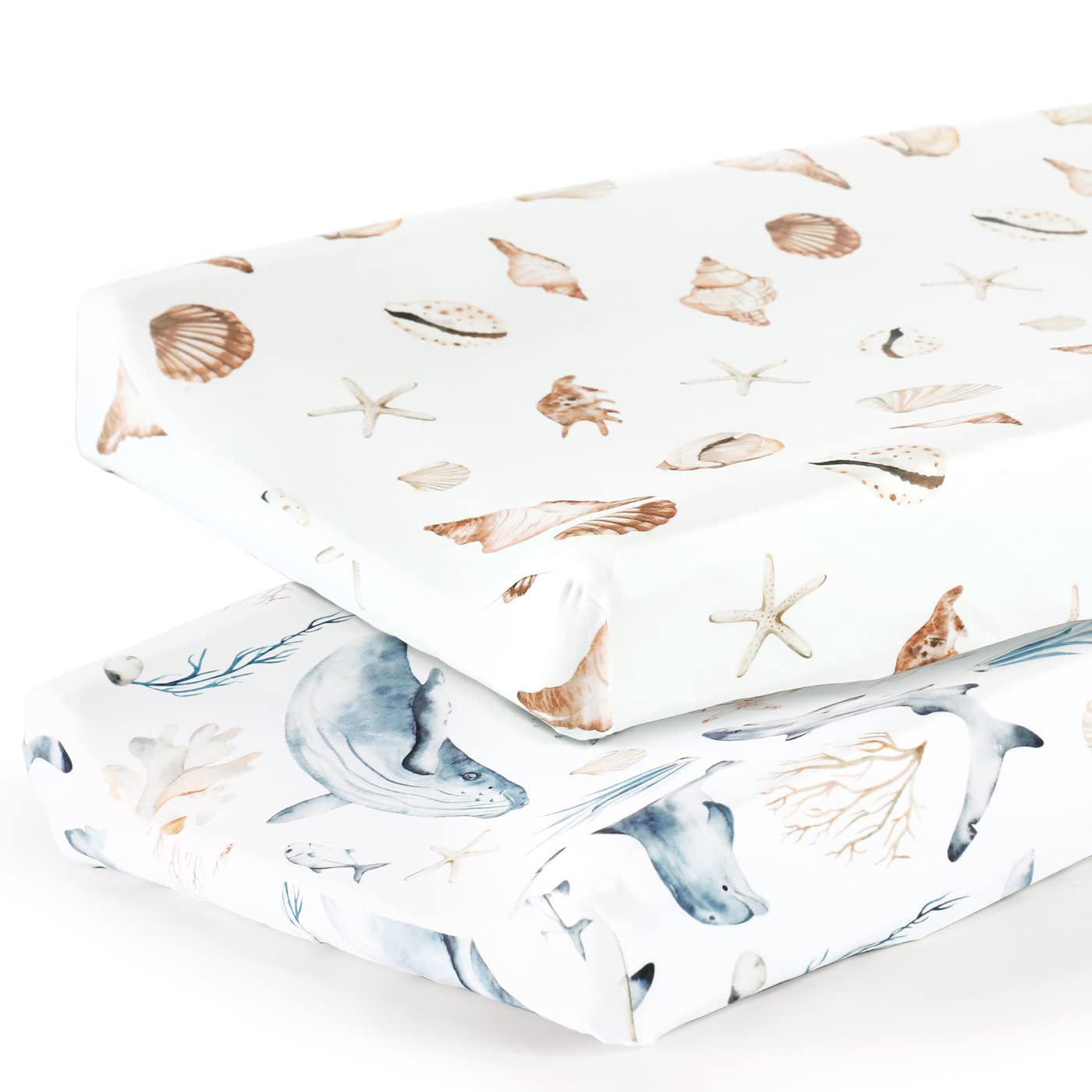 CA Funda de cuna de bebé, sábana grande de microfibra, cobertura completa, colcha estampada transpirable, ropa de cama para bebé