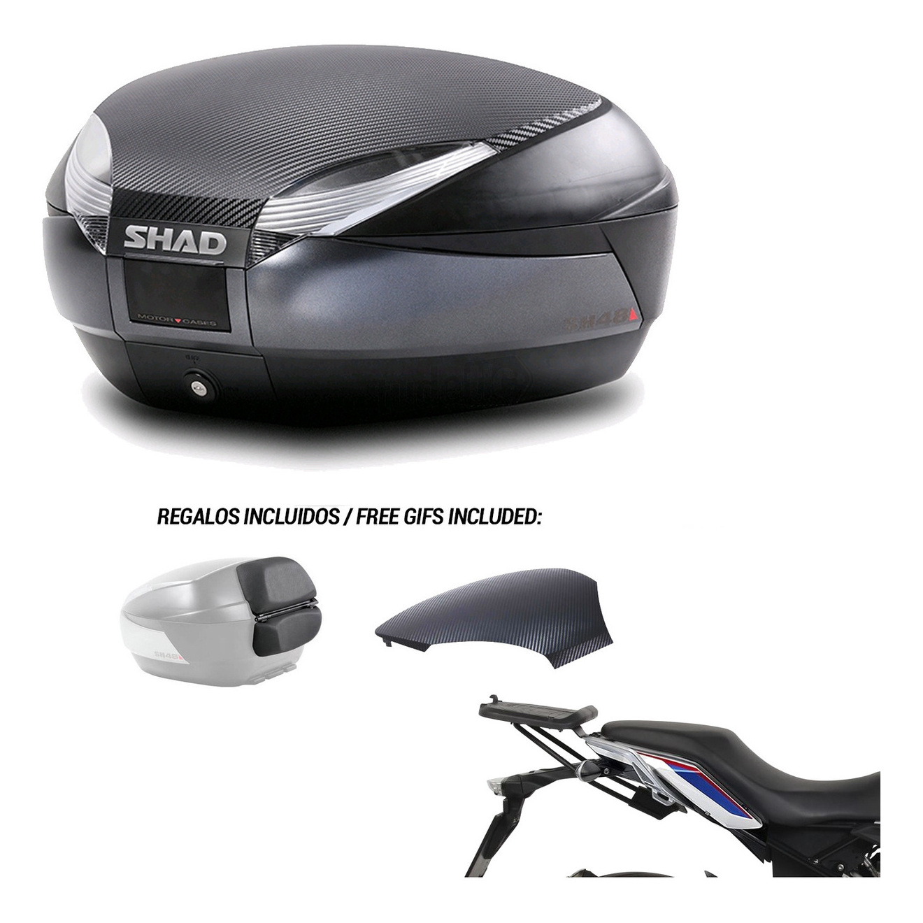 Baul Trasero + Herraje Montaje Sh48 KIT-181639