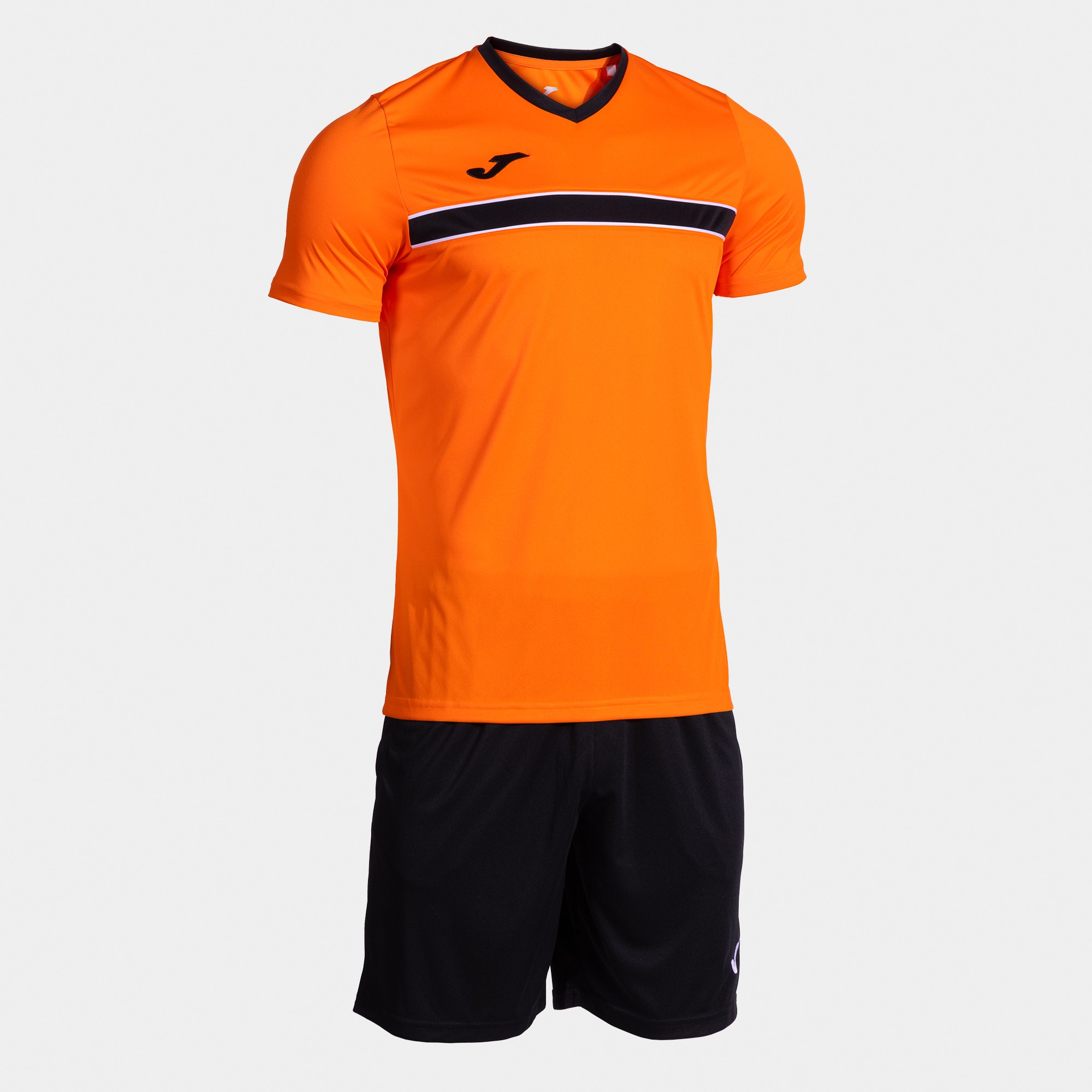 JOMA SET VICTORY NARANJA NEGRO Talla 3 (7XS) Niño Junior