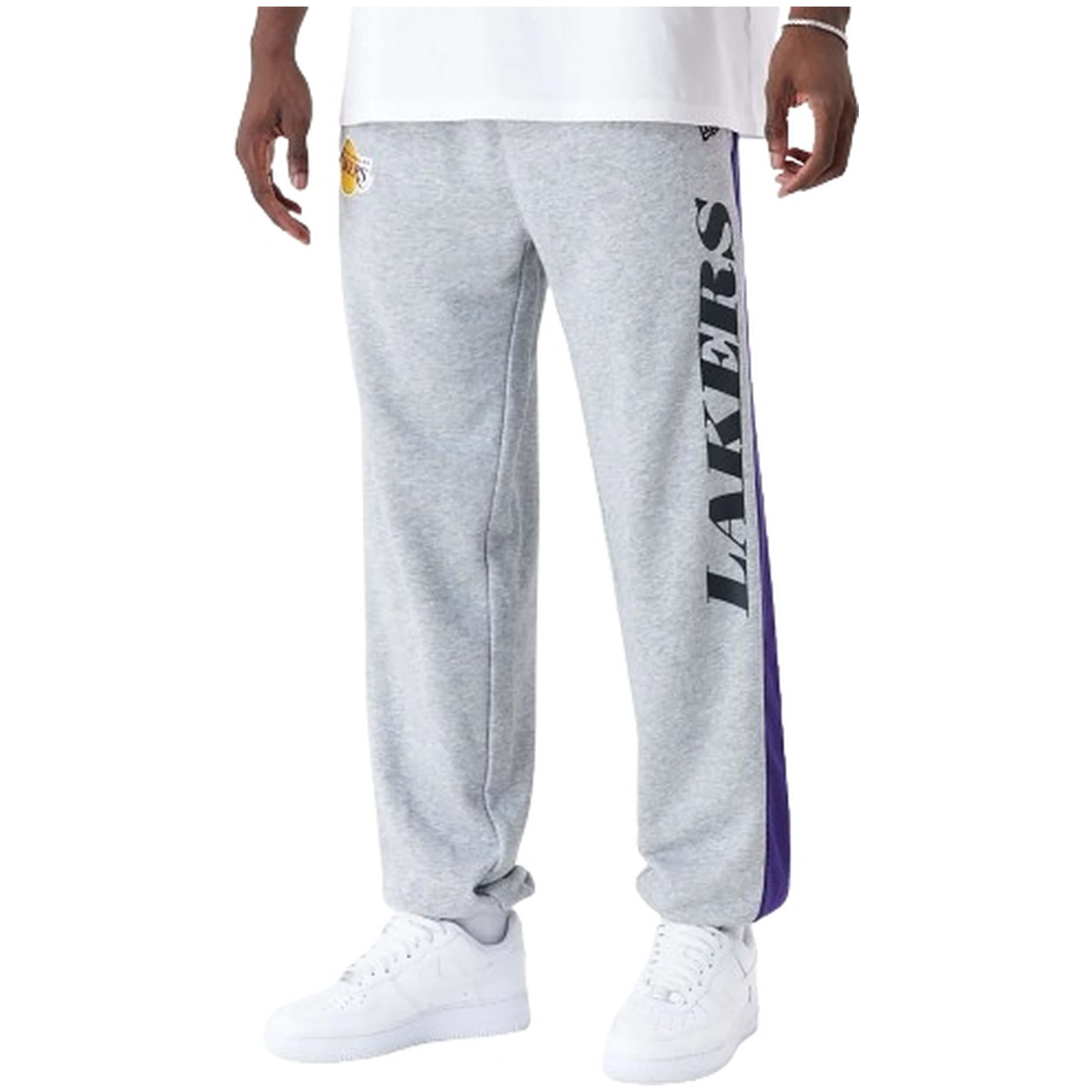 Pantalones Largos New Era modelo 60435491 para hombre y mujer en color Gris