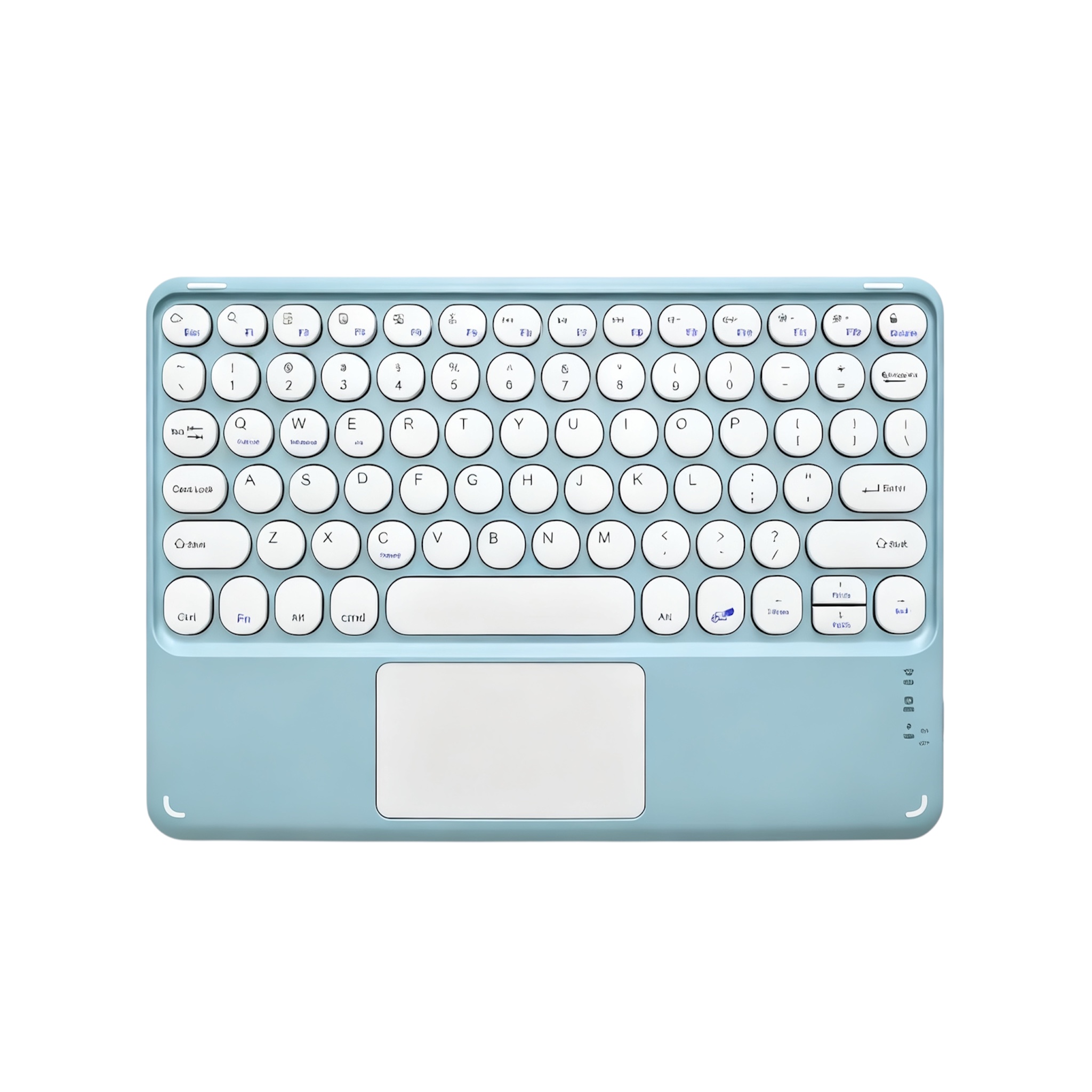 Teclado Inalámbrico Bluetooth con Ratón Táctil Integrado Portátil Recargable para Tablet de 10.1 pulgadas y PC