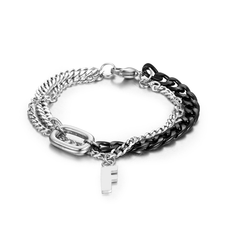 Pulsera de moda, pulsera de Maple de Titanium de Doble Capa a juego, accesorios para hombre y Mujer