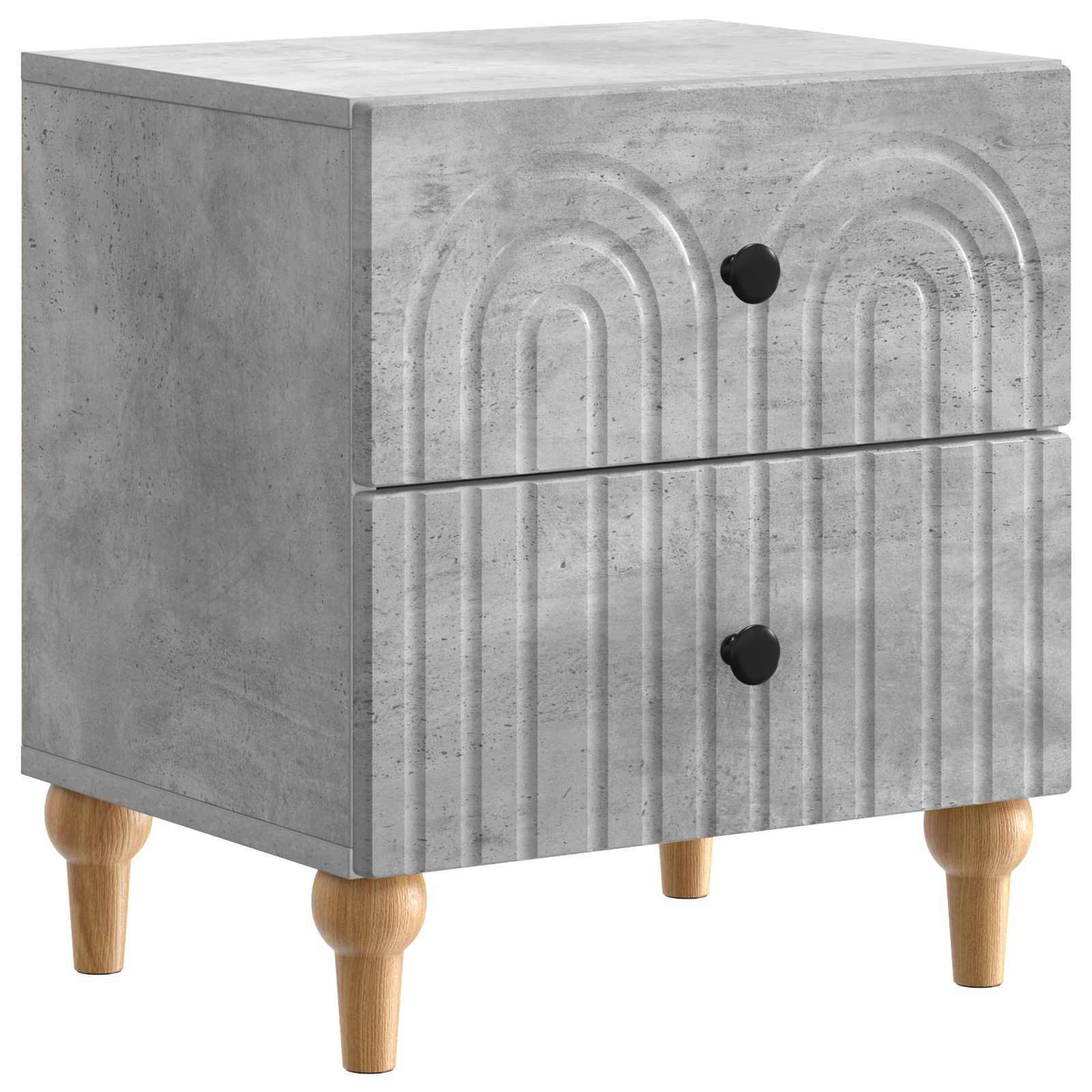 vidaXL Armario de Noche 43 x 34,5 x 48 cm Madera de ingeniería Multicolor