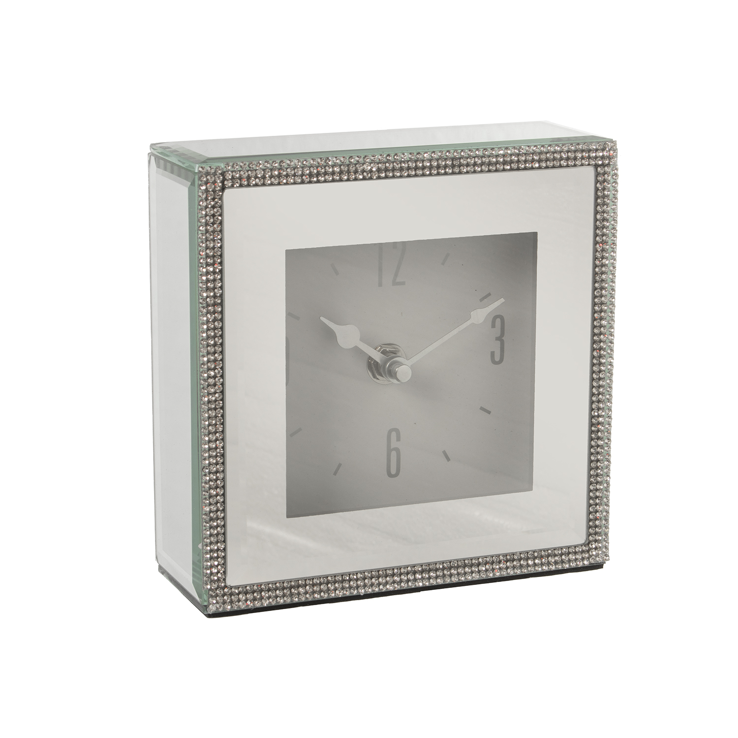 Reloj sobremesa espejo, pila: 1xaa, 1.5v (no incluida) 14x4, 5x14cm