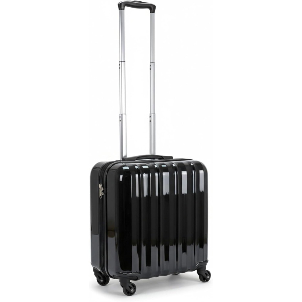 Maleta Trolley Equipaje de Mano Comercial piloto Medico Maletin con 4 Ruedas 360 y con 3 Compartimientos COSHANO