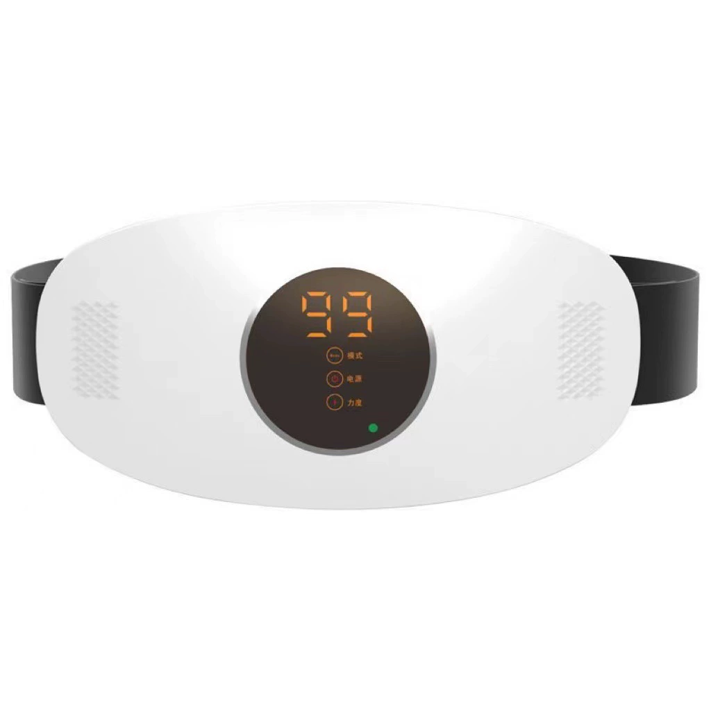 Masajeador de cintura recargable con vibración: incluye cinturón elástico, carga USB, dispositivo para adelgazar y tonificar todo el cuerpo