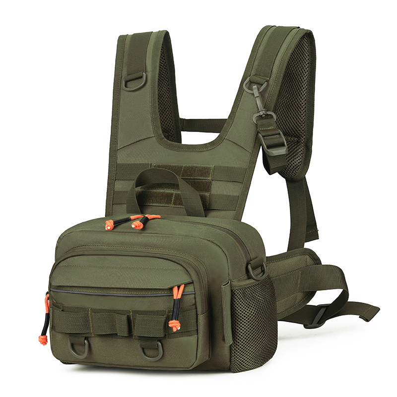 TK Mochila Táctica De Pesca Con Soporte Para Cañas Bolsa De Atril Para Caza Y Senderismo Estilo Molle Mochila De Hombro Multiusos