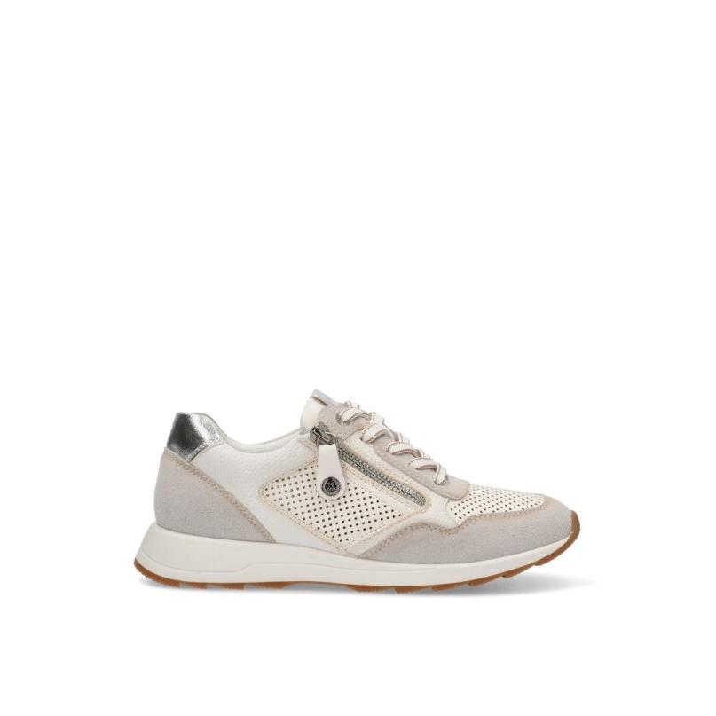 Zapatillas Casual Xti - Mujer - Suela Plana - Modelo 143734 - Color Blanco
