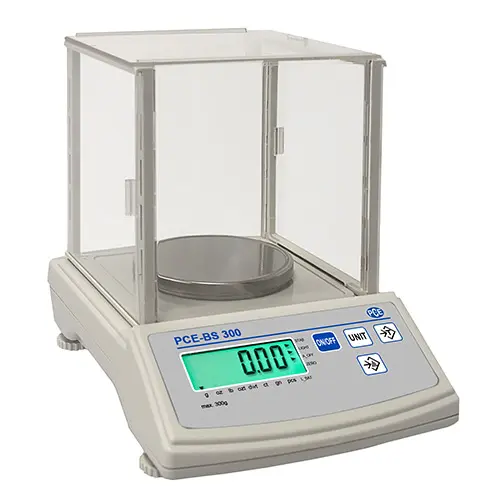 Balanza de colegio calibrable económica con un rango de pesaje 300 g, con selección de unidades de pesado (g, kg, oz, lb) y función de cómputo de piezas / PCE Instruments