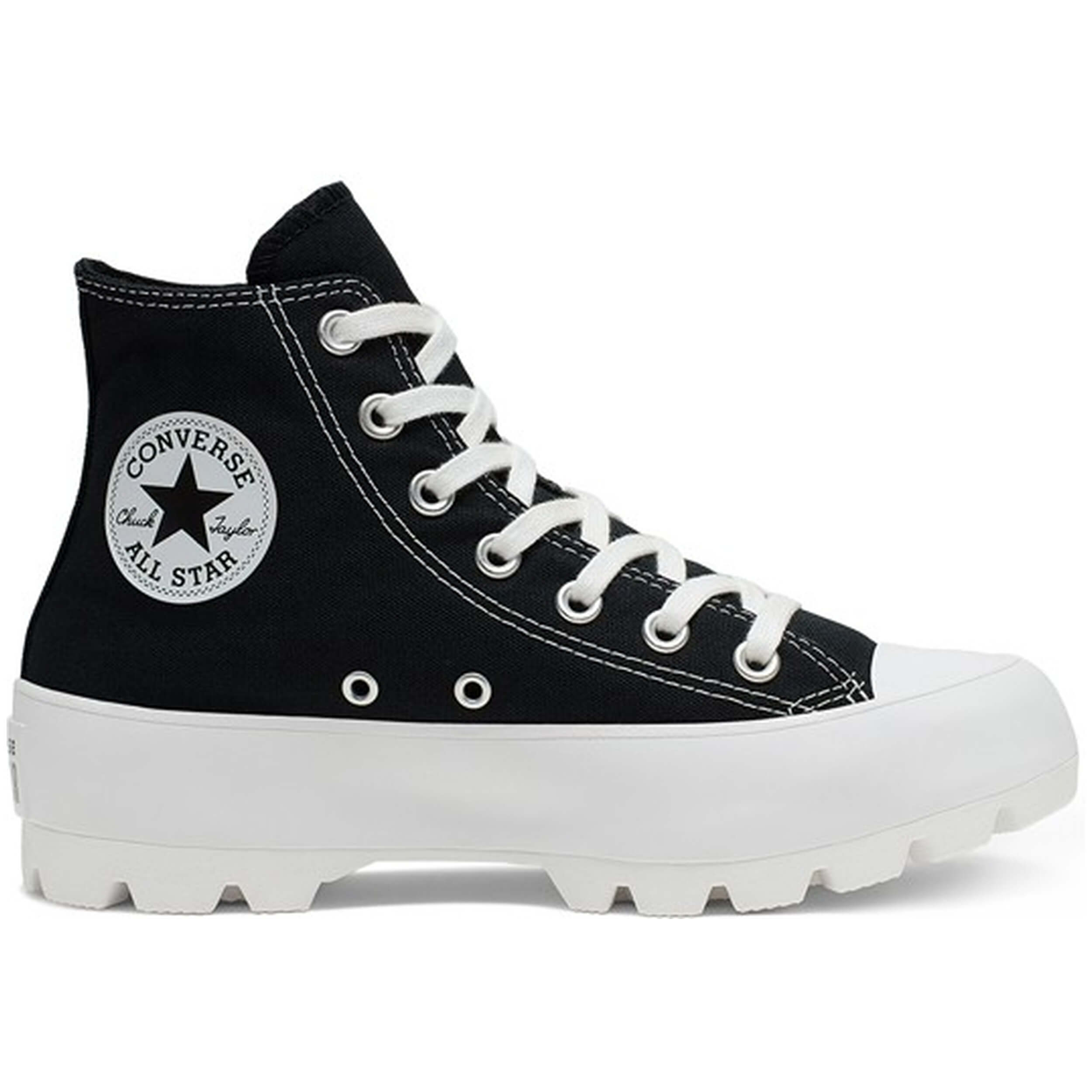 Calzado Converse modelo Ctas Lugged Hi Black/White/Black