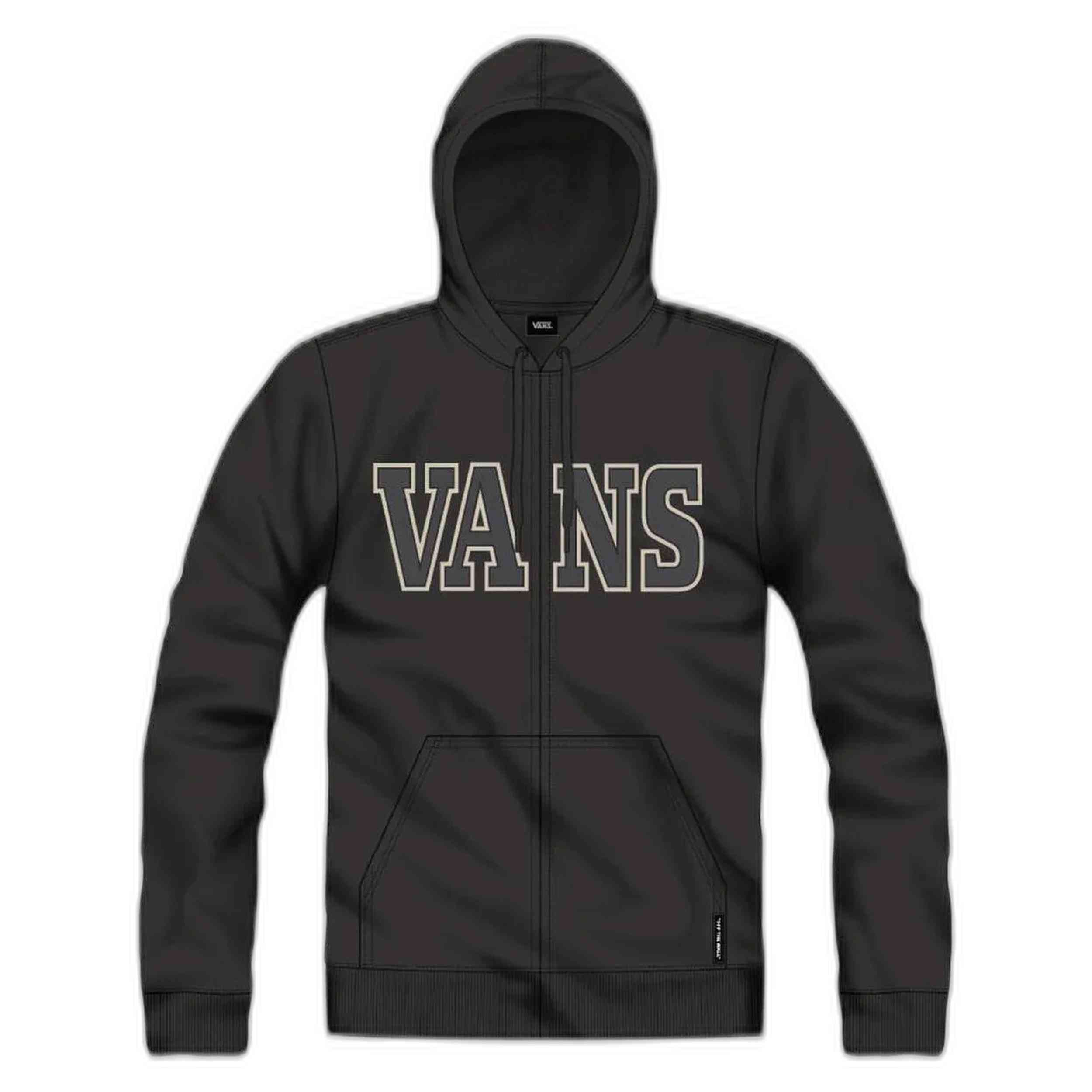 Chaqueta Vans Varcity Zip Negro Hombre