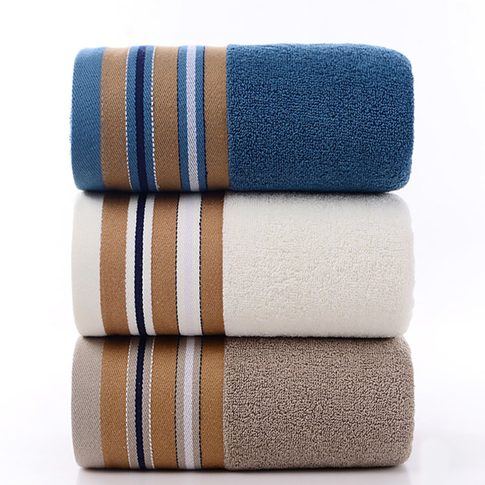 Om Home 3 toallas de Baño de Algodón Gruese, alta calidad, suave, Súper absorbentes, no destiñen, multifuncionales, Hogar, Deportes, Viajes(74*34cm)