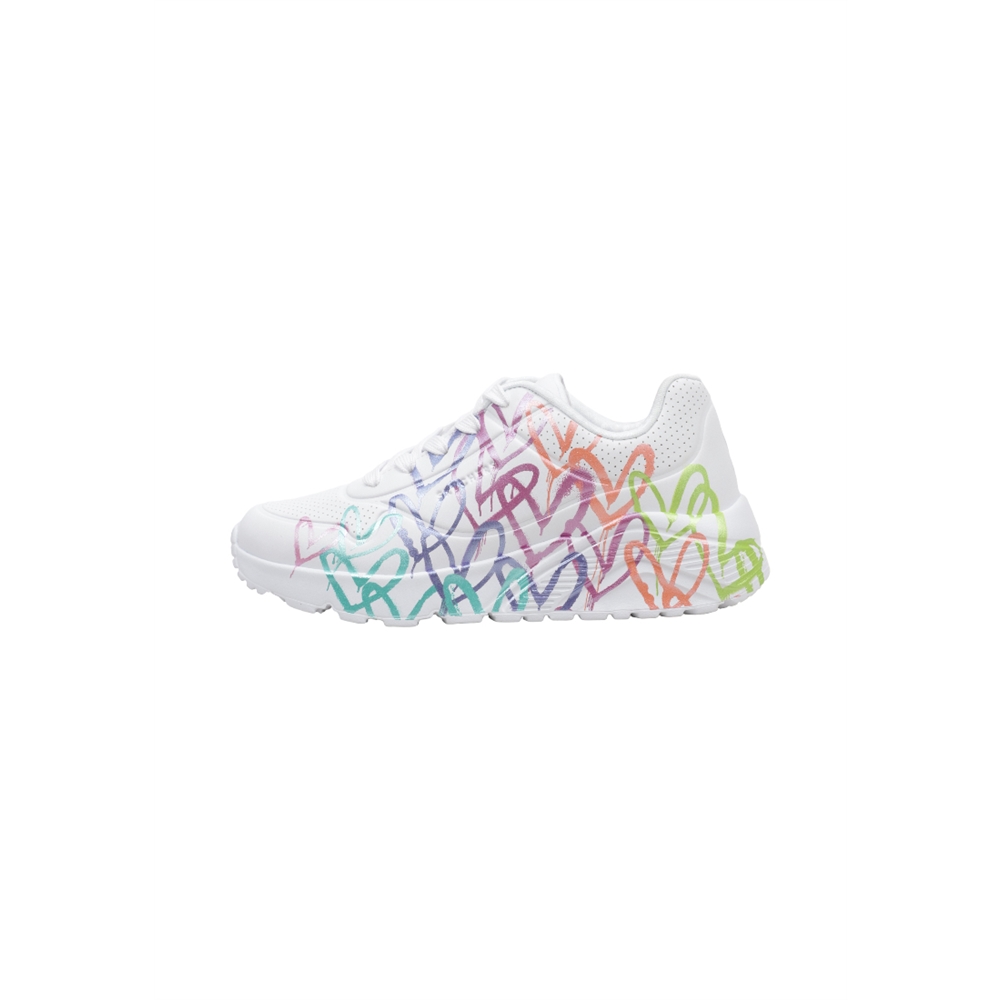 Skechers UNO LITE-LOVE Deportivas Planas Niña Blanco