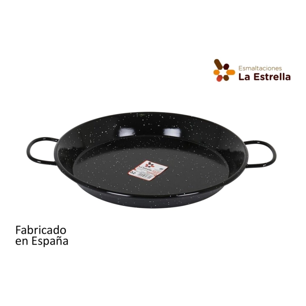 Paellera Valenciana Jaspeada De 5 Raciones 32 Cm 328387