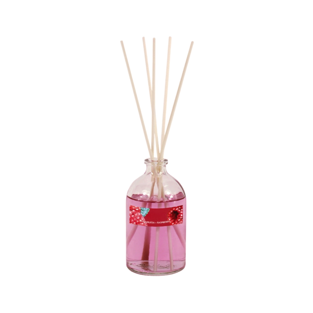 PLUSHOME Mikado Ambientador ,Frasco de Cristal 100ml y Varitas Difusoras