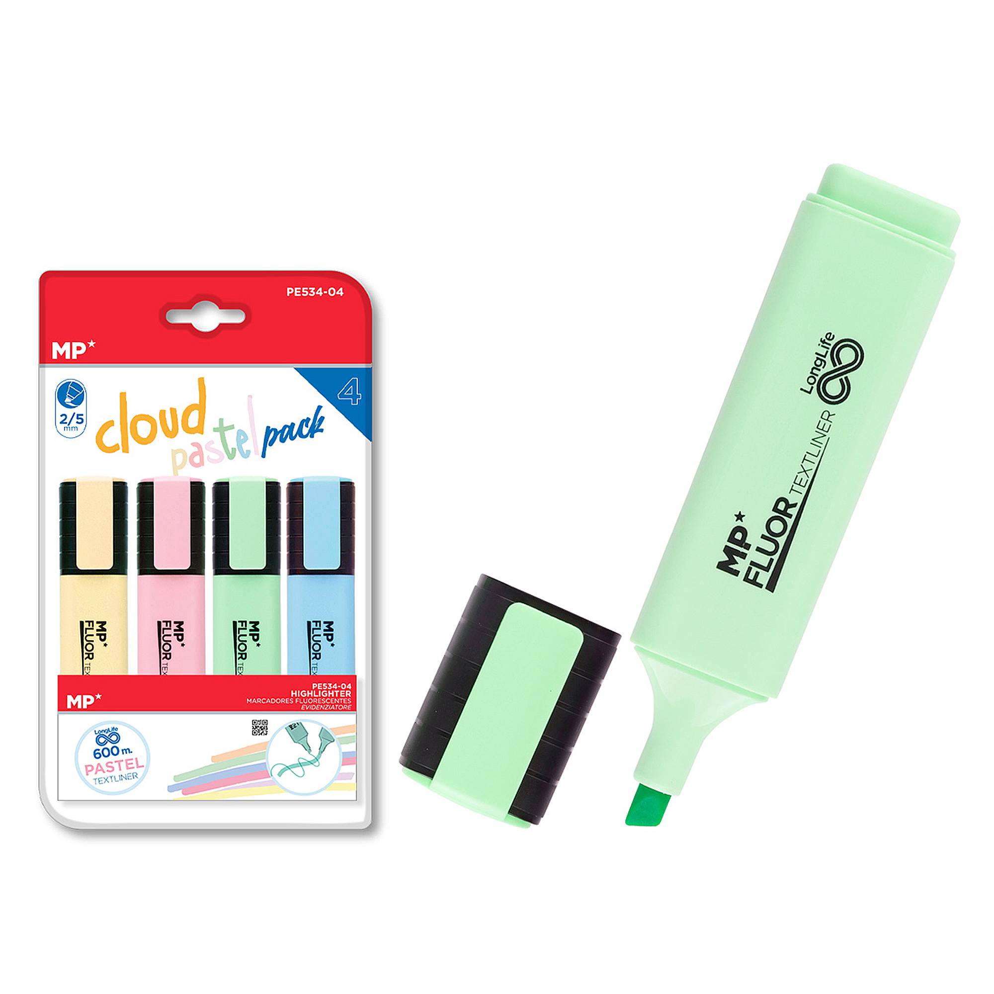 DAM MARCADOR TEXTLINER CLOUds. PACK 4 Uds. Color: Aleatorio