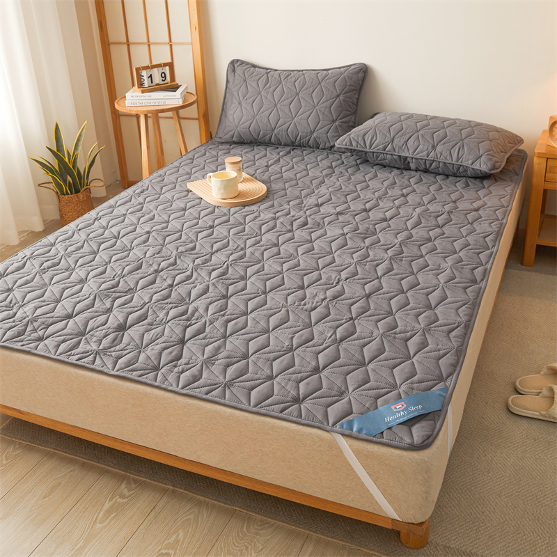 CA Funda de Saco impermeable con banda elástica, almohadilla protectora, colcha de Invierno para Cama individual/Doble, 140/160