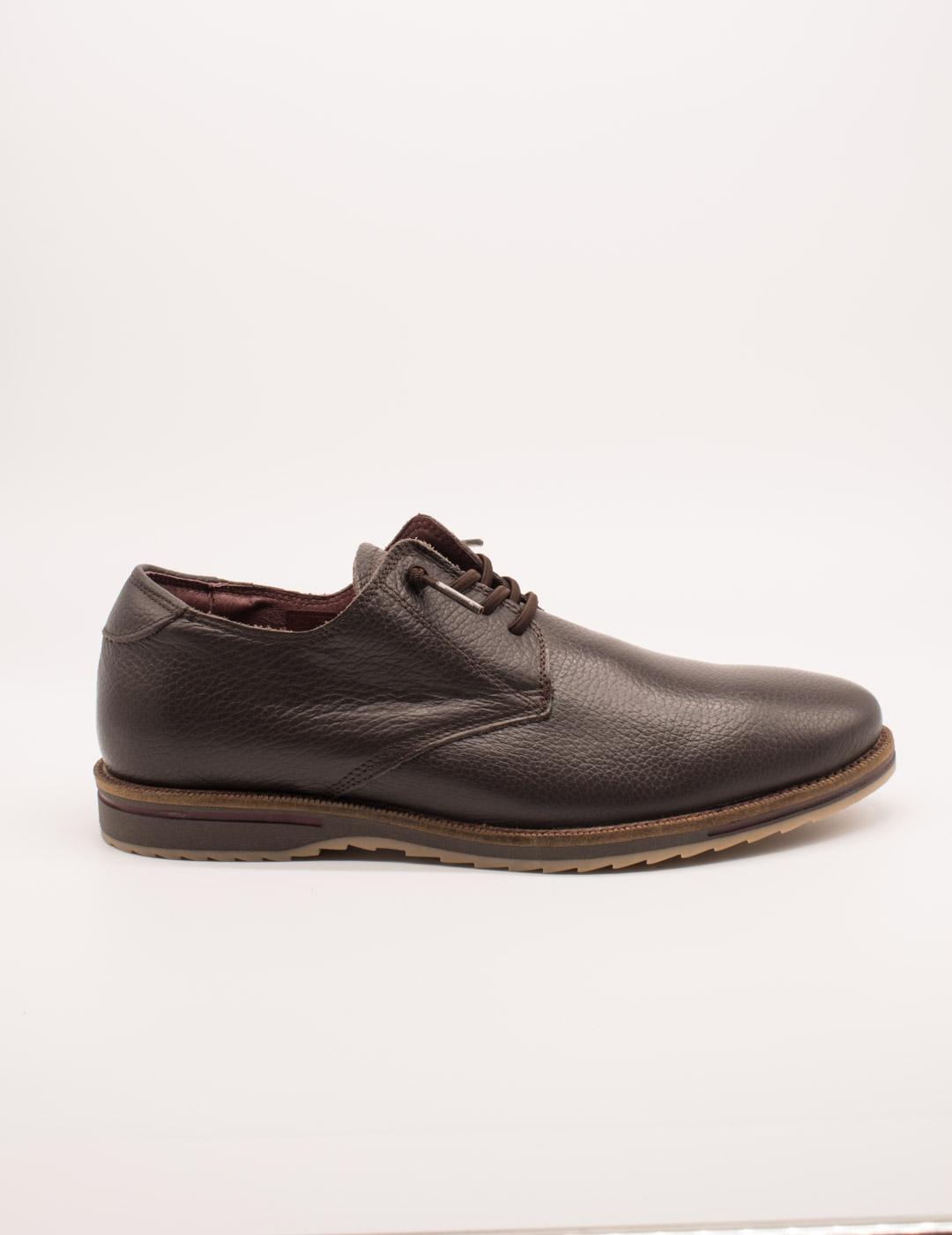Zapato Cetti C-909 Chocolate Hombre - Diseño Sencillo, Gran Confort, Interior de Piel