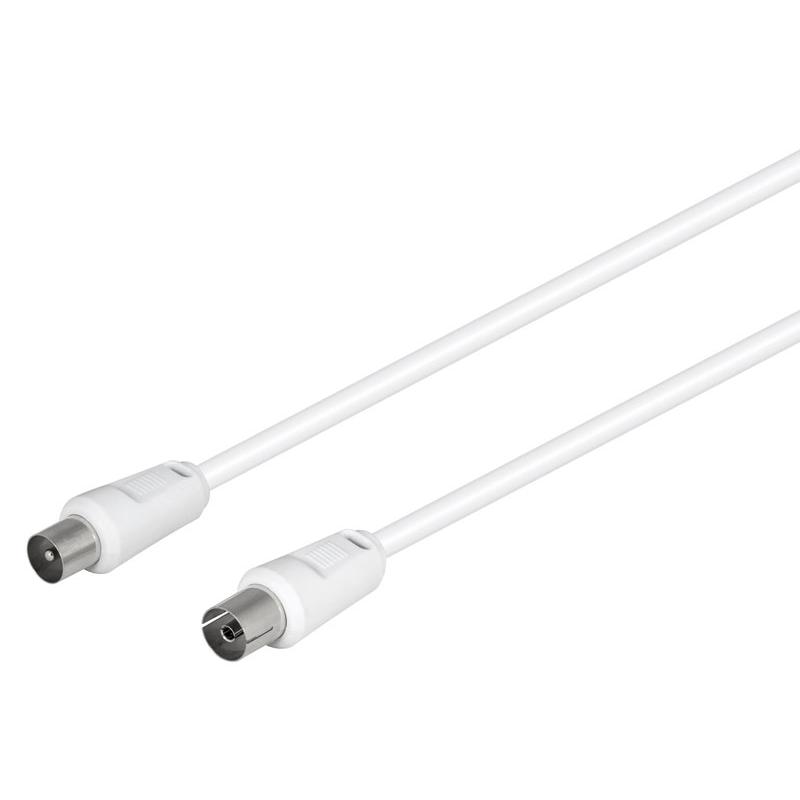 Conexión de antena TV macho - hembra 1.5m