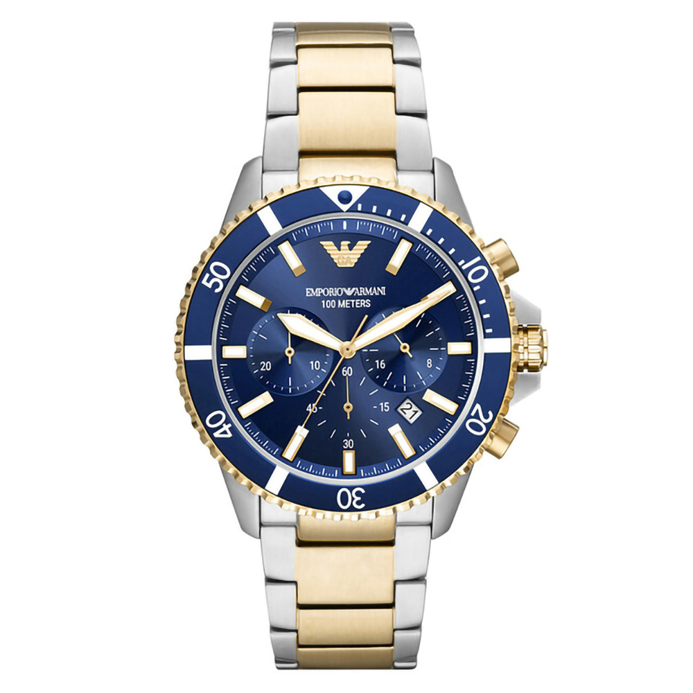 Reloj Analógico de Cuarzo Para Hombre Emporio Armani AR11362,Diámetro 43MM