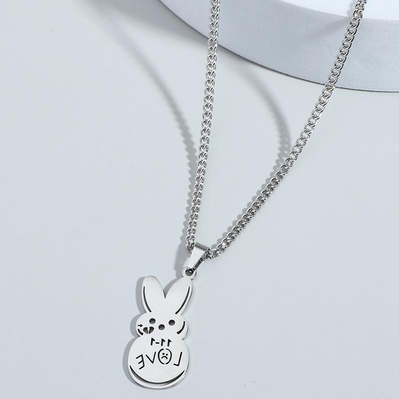 Collar de regalo Colgante de Maple inoxidable, collar de Hombre, collar de Plata, regalo Navideño para parejas.