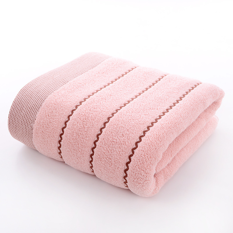 MOV Juego de toallas de 3 piezas 100% algodón: toalla de baño bordada suave y sedosa | toalla de manos (35x75cm) + toalla de cara + toalla de baño (70x140cm) con un diseño geométrico moderno y suave para la piel