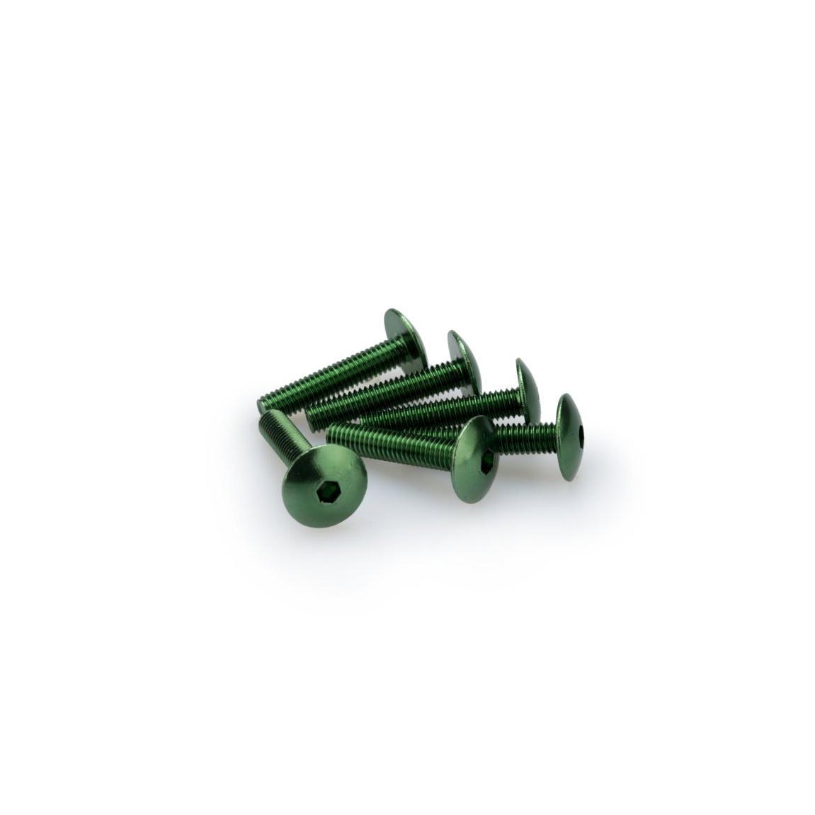 Pack De 6 Tornillos De Aluminio De Cabeza Abombada M6 X 30Mm 3995A