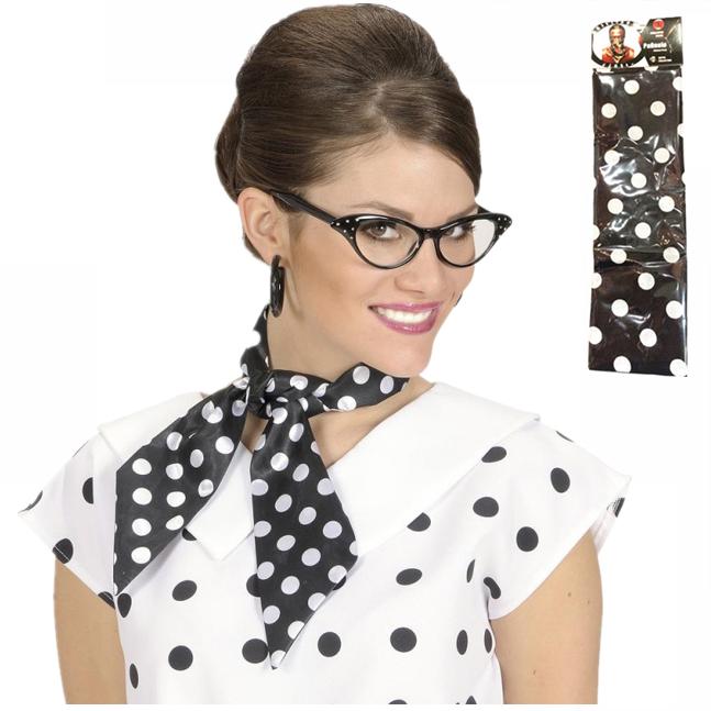 Pañuelo de Lunares – Estilo Clásico y Elegante, Ideal para Flamenco, Moda o Danza