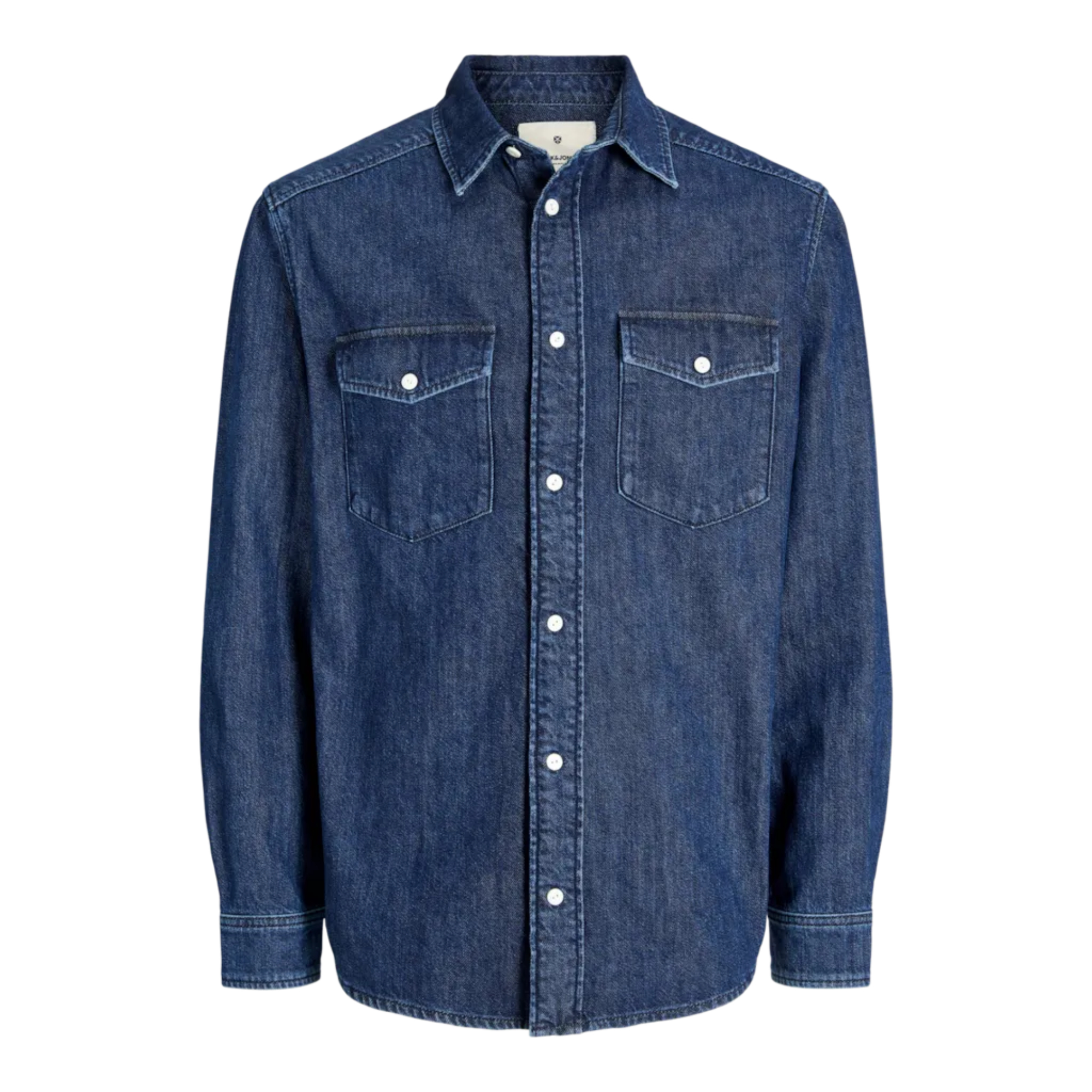 JACK&JONES 12275137 JPRBLUBRUCE DENIM L/S SHIRT Hombre Camisa Larga Corta Vestir Casual 29516
