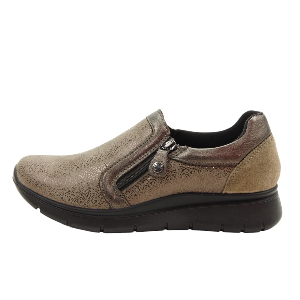 Imac mod. 856500 zapato casual para mujer en licra, cremallera