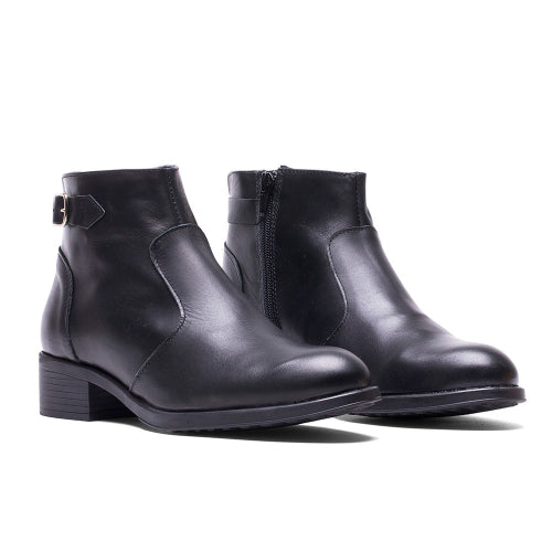 Botín B-1 Napa Cuero Multicolor con Tacón de 35 mm, Fabricado en España, Disponible en Tallas 35 a 42 y Variante B2X, Perfecto para Elegancia y Comodidad Diaria, Diseño Versátil que Combina con Todo,