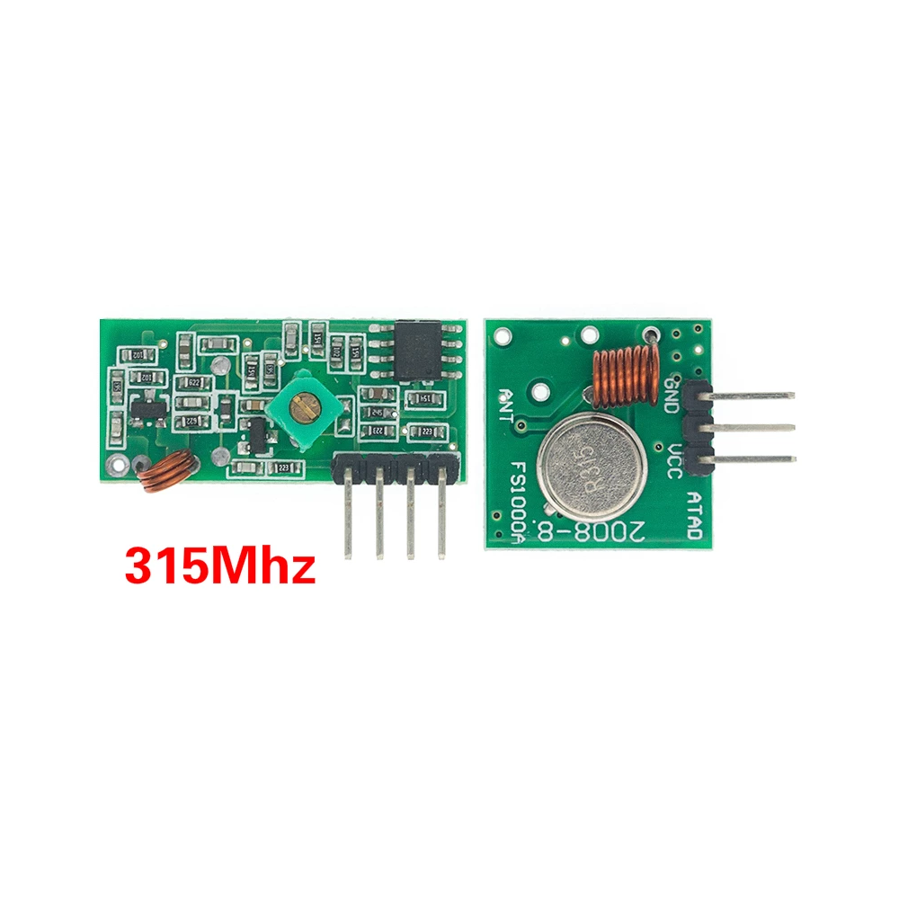 Rf modulo transmisor y receptor inalambrico 315 MHZ