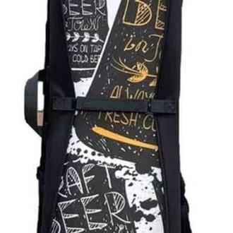Om Home Bolsa para tabla de snowboard - Talla S - 135 x 38 cm - Se puede llevar sobre uno o ambos hombros - Cierre de velcro de tres partes para asegurar la tabla de snowboard - Extremos redondeados - Bolsa para tabla de snowboard con doble correa para el
