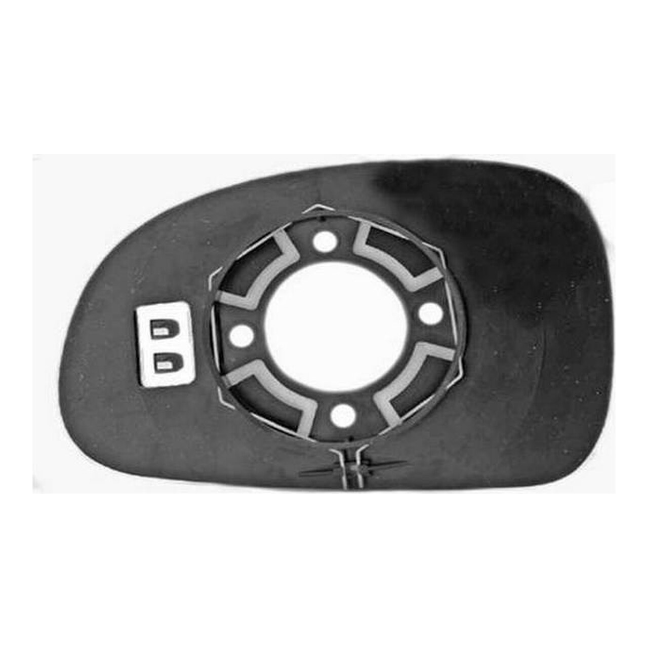 Recambio Cristal Espejo Retrovisor Con Base Derecho 31543522