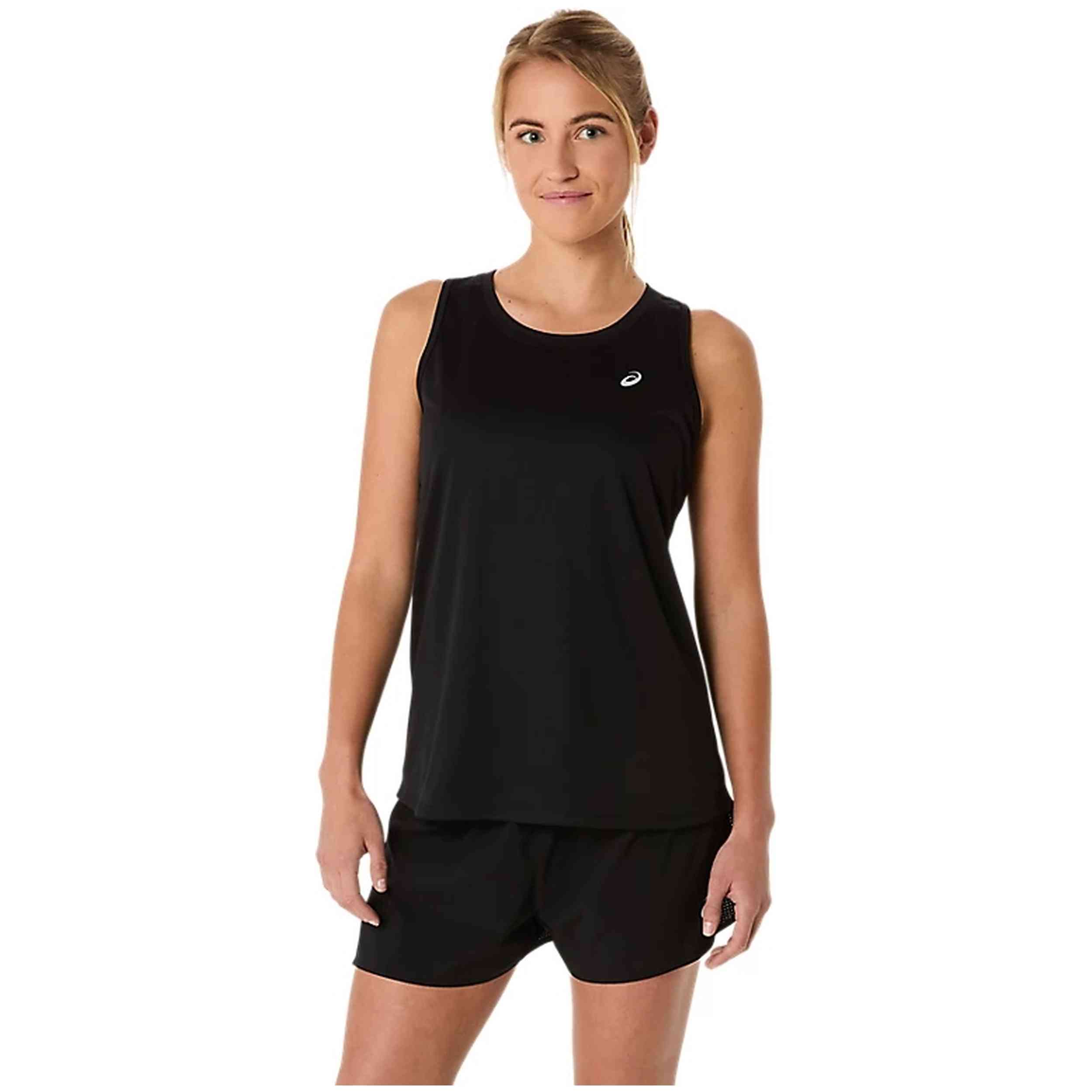 Camisetas De Tirantes Asics modelo 2012D171-001 para Mujer en color Negro