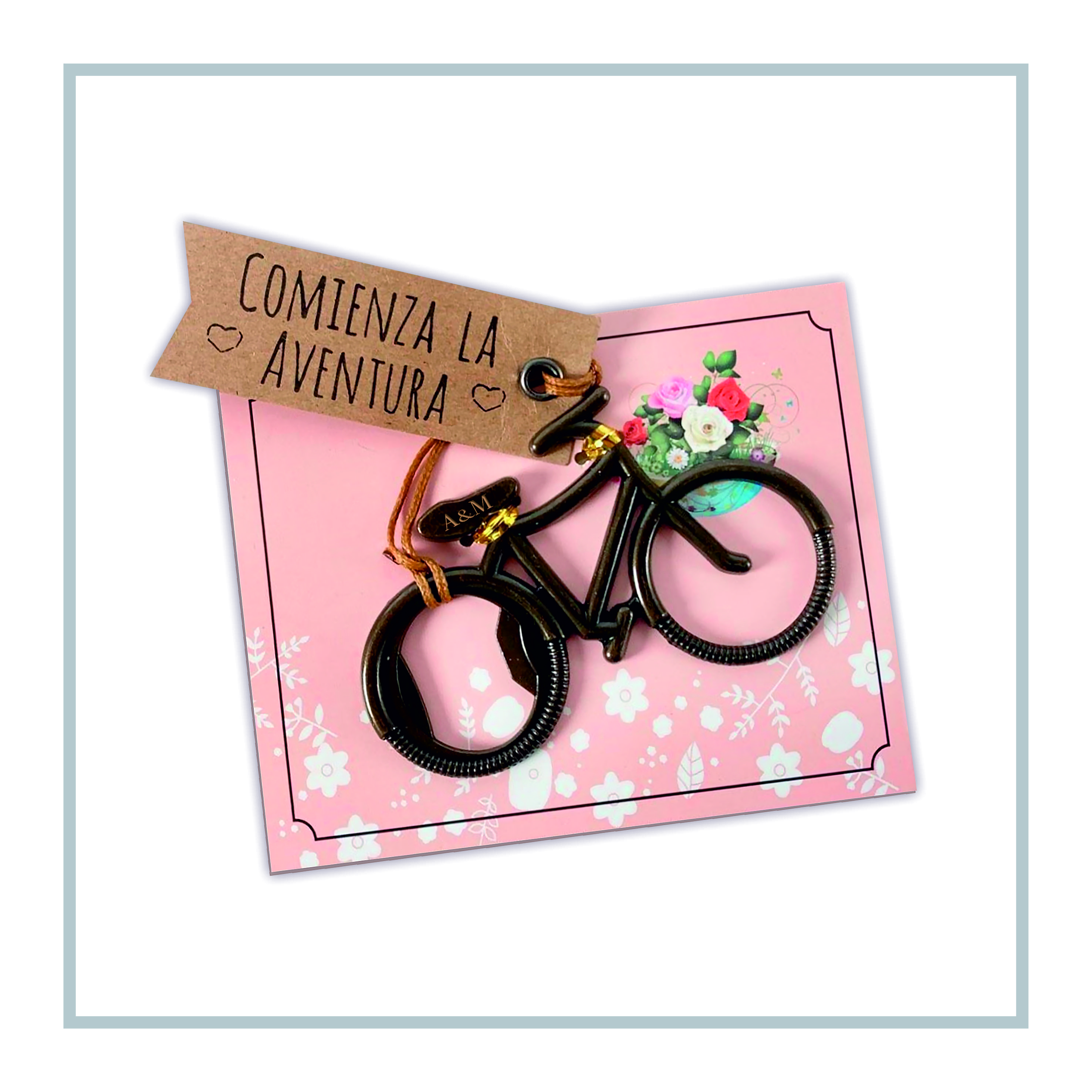 RegaloVip.es - Pack 1 a 50 Abridor Bicicleta, abrebotellas, regalos personalizados. regalos para amigos. regalos originales, regalos únicos, detalles de boda, regalos para san valentín, detalles de comunion , para cualquier ocasión.