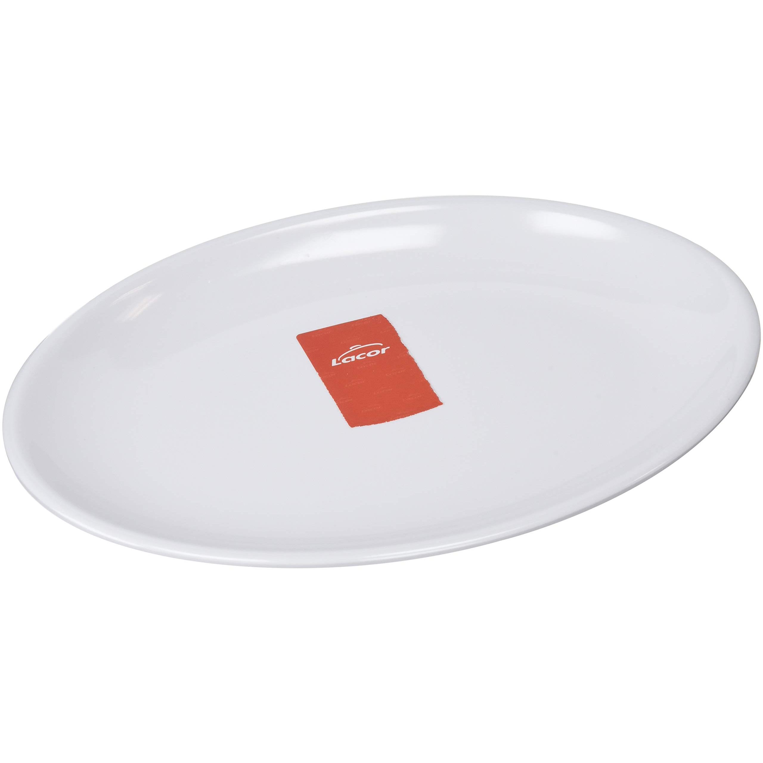 BANDEJA OVAL MELAMINA 250X183X22 MM.
