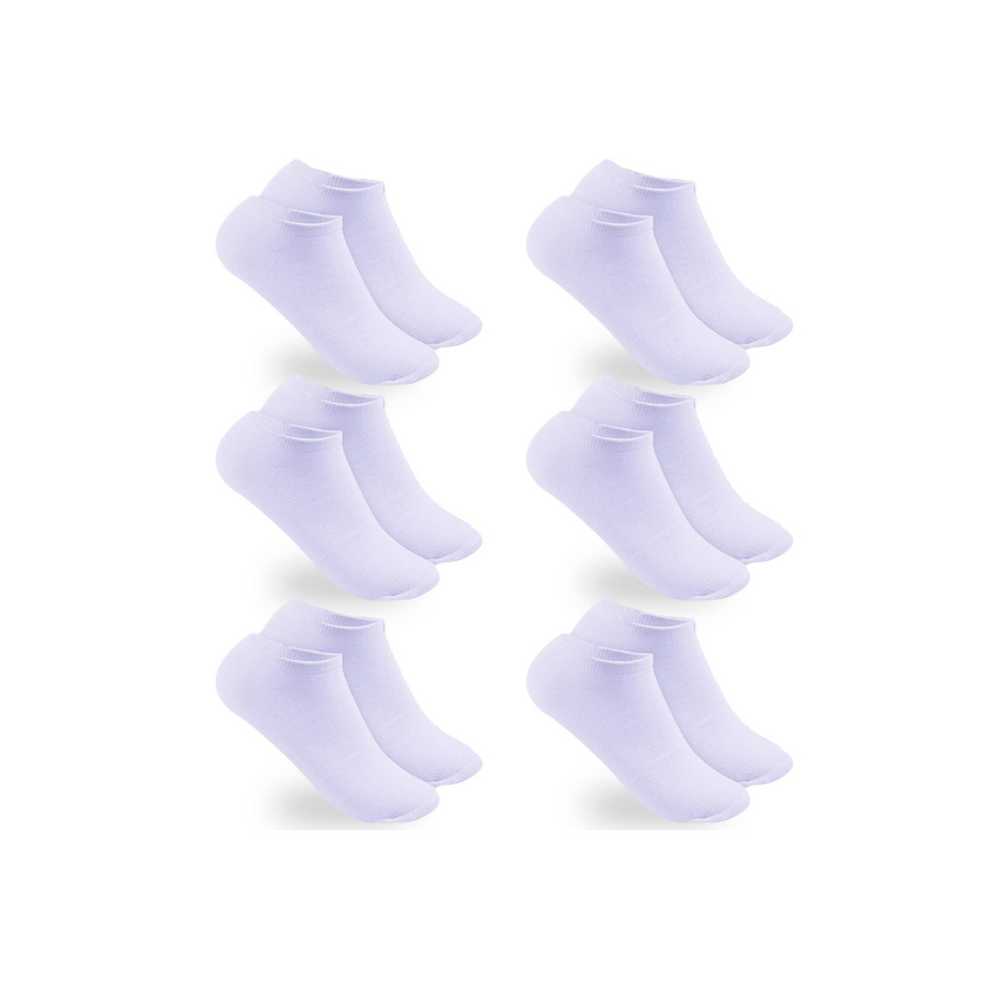 Home Solazzia - Pack de 12 Calcetines Tobilleros Hombre y Calcetines Tobilleros Mujer -Algodón de Calidad, Suaves y Cómodos