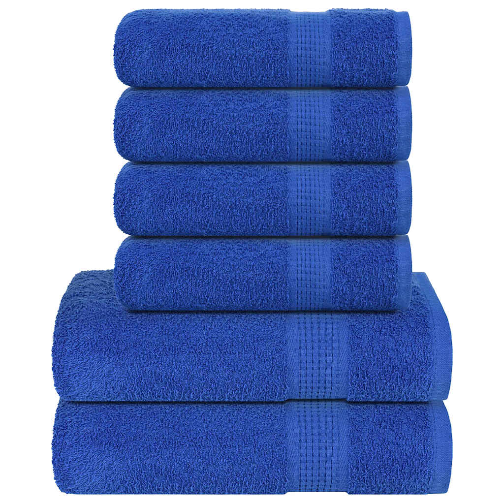 vidaXL Juego de toallas FROGN de 6 piezas 360 g/m²