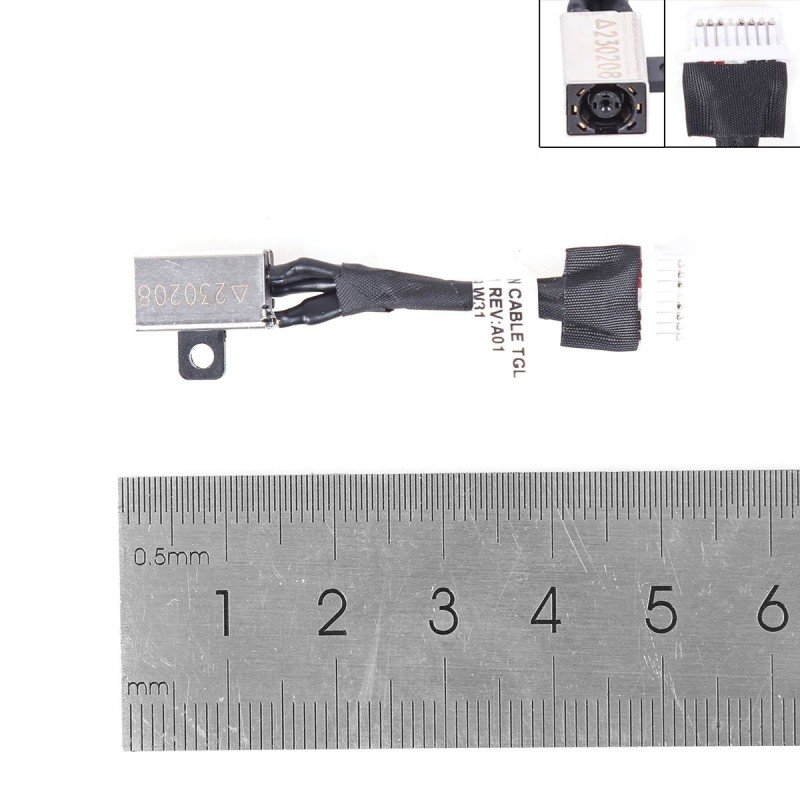 CONECTOR DC JACK PARA PORTÁTIL DELL INSPIRON 5481 5482 5485 5491 5591 WJXD9 PJ1117