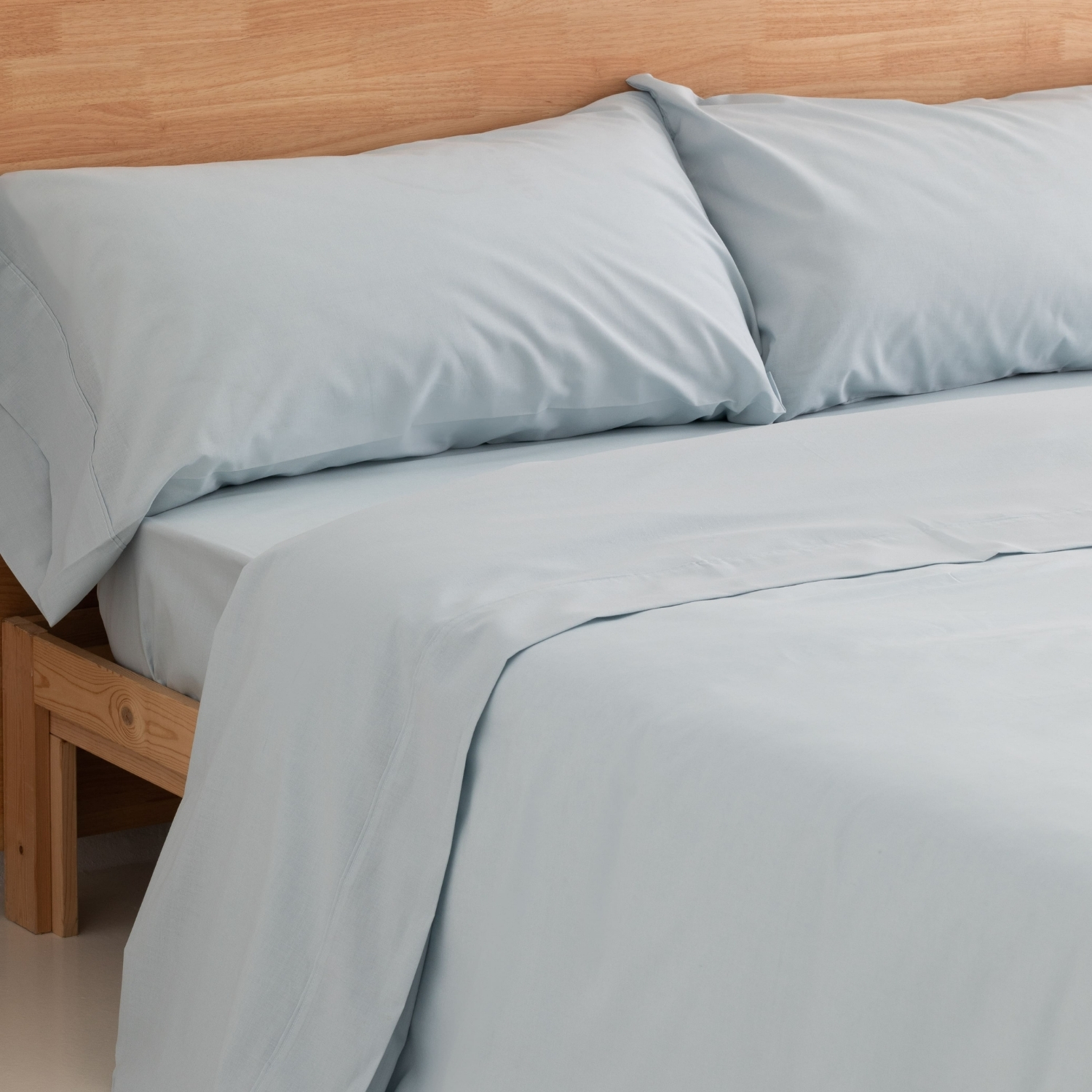 Donegal Collections - Funda Almohada Lisa Design Despiece - Calidad Poly Cotton, 144 hilos - Disponible para almohadas de 70cm, 75cm, 90cm, 105cm, 135cm, 150cm, Pack 2 de 70cm y Pack 2 de 75cm