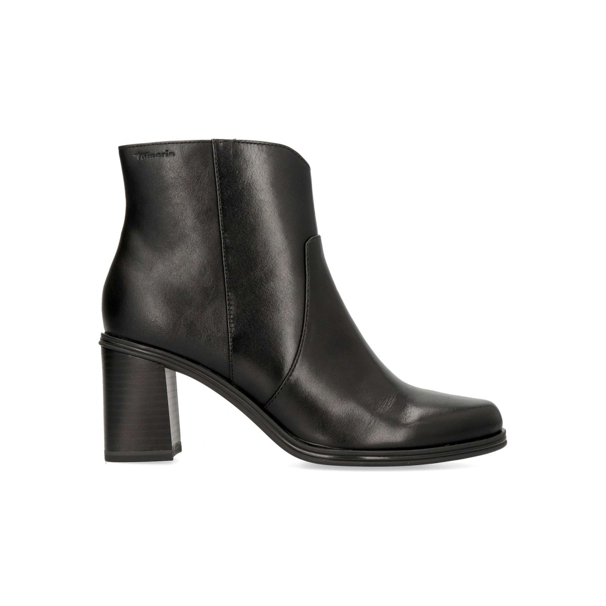 Tamaris - Botines de piel para mujer con cierre lateral, suela Antislide y plantilla acolchada Touchit, ideales para otoño e invierno