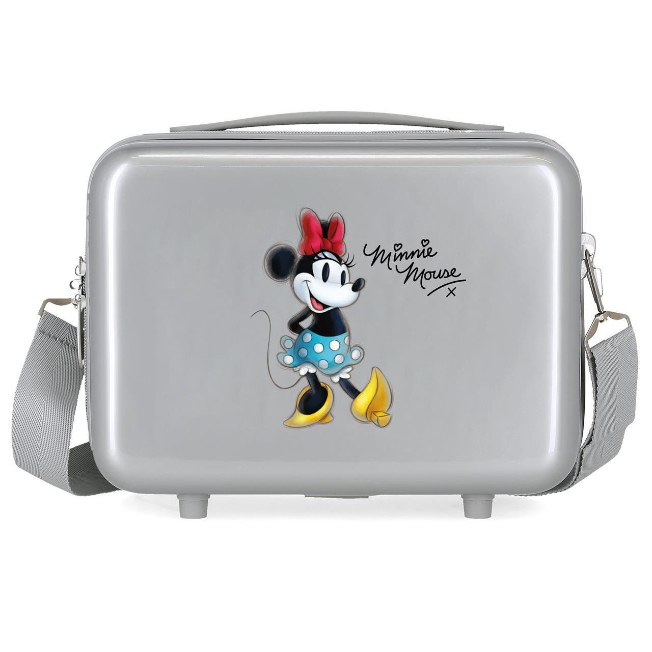 Disney Minnie Neceser De Viaje ABS Joyful Gris