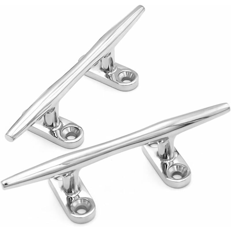 CA cornamusas de cuerda resistentes para barcos marinos, cornamusas de amarre de base abierta de acero inoxidable para kayak, muelles y barcos SUS316