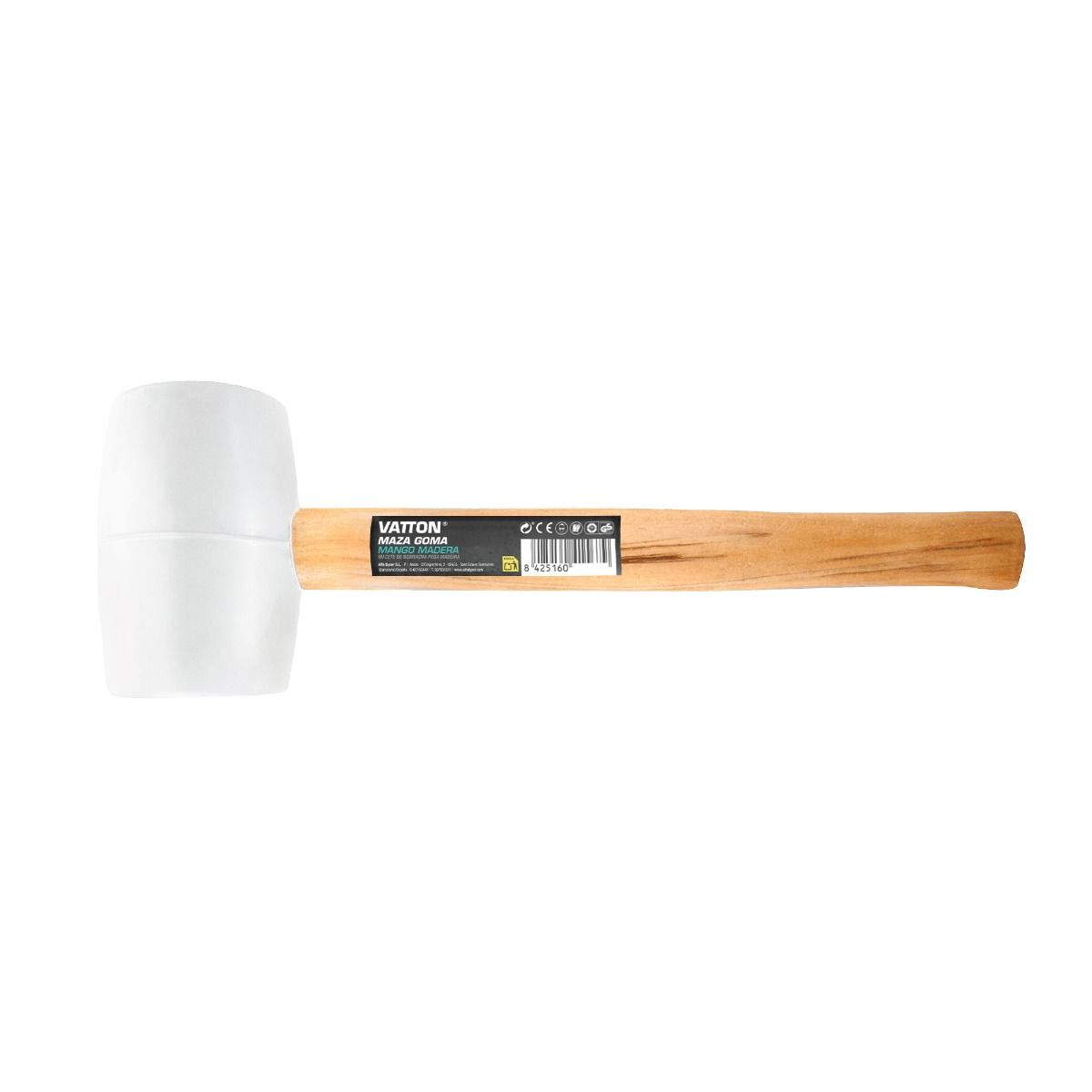 Maceta de Goma Blanca Vatton 450 g
